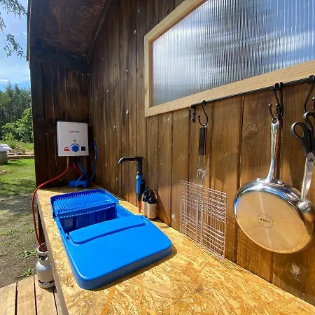 ロッジ Tiny In Nature With Finnish Sauna