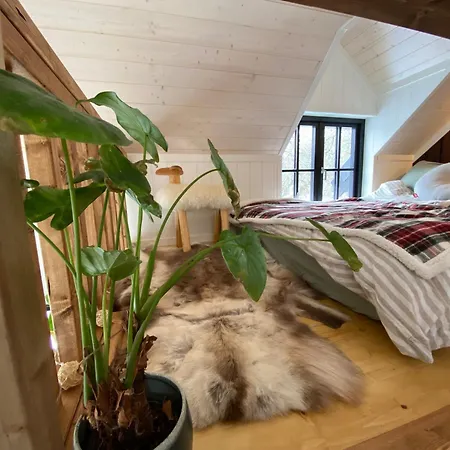 ロッジ Tiny In Nature With Finnish Sauna